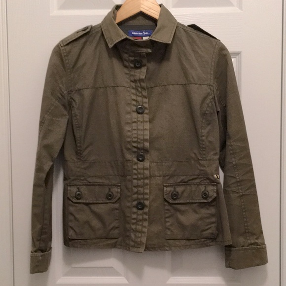 Khaki Green Utility Jacket - Picture 1 of 5
